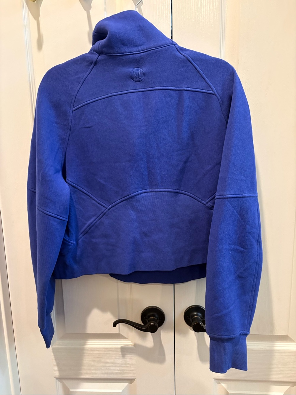 lululemon athletica Royal Blue Half-Zip Cowl Pullover - Picture 2 of 2